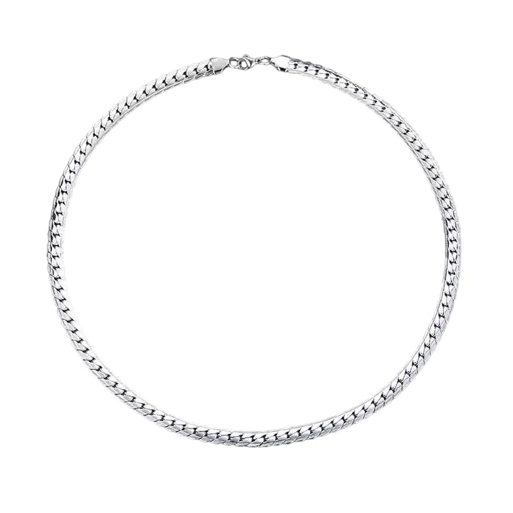 meenaz Men's Omega Link Chain for Man Stylish Silver Necklace for men Waterproof Hypoallergenic Stainless Steel Anti Tarnish Waterproof Rust Resistant, Jewellery for mens Gifts for Boys -75-picture-29