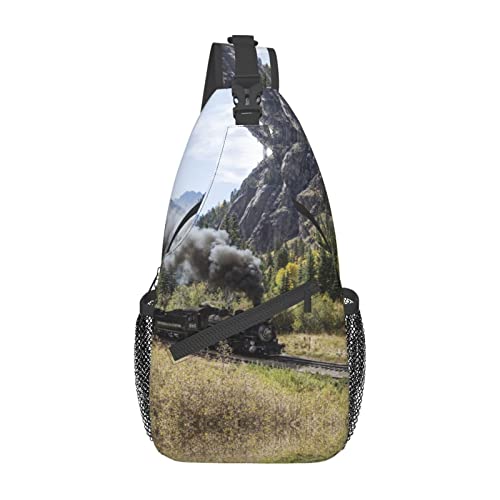 Sac de camping bleu foncé idéal pour vos sorties vélo et train à vapeur