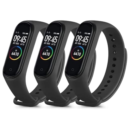 ATOO 3× Cinturino per Xiaomi Mi Smart Band 4 Bracciale E Xiaomi Mi Band 3, Silicone Cinturini per Xiaomi Mi Band 4 3 Cinturino