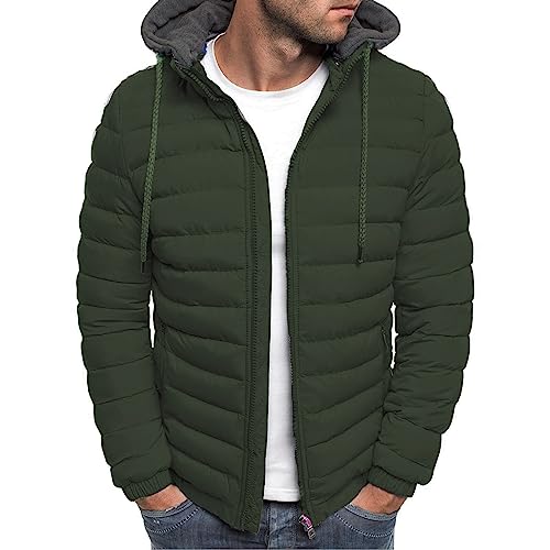 Image of Blaq Ash Men Puffer Jacket with Removable Hood | Removable Hood, Men's Outerwear, Puffer Style