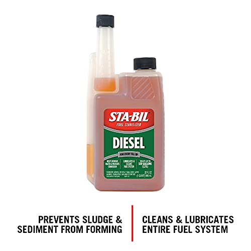 STA-Bil 22254 Diesel Formula Fuel Stabilizer and Performance Improver - 32 oz.