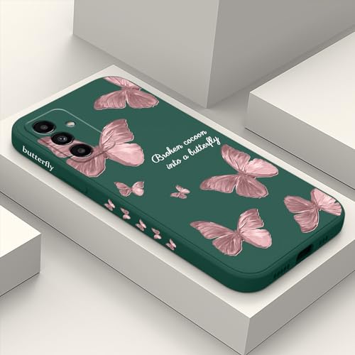 Coque Samsung A13 5G antichoc souple avec motif papillon créatif