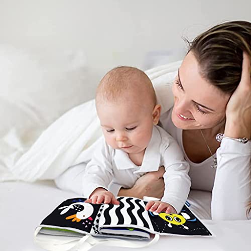 Image of SNOWIE SOFT Rabbit Baby Toys Cloth Books for Babies 0 to 3 years, Soft Toys Sensory Book for Babies 6-12 Month, Baby Toy for 0 to 6 Month Portable Washable Early Educational Activity Baby Sensory Toy