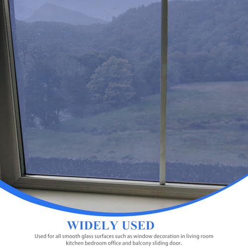 Película para ventana una vía azul metálico 100x50 cm miniatura 3