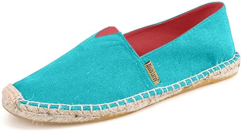 Alexis Leory Klassisch Leinwand Herren Espadrilles Lake Blue 44 EU / 10 UK