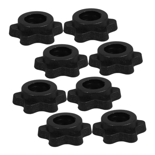 GALPADA 8pcs Durable Barbell Spinlock Collars Nonslip Dumbbell Clamps for Secure Weight Lifting Fitness Training Accessories Reliable Locking System for Barbell Bars