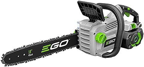 EGO Power+ CS1804 18-Inch 56-Volt Cordless Chain Saw 5.0Ah Battery and Charger Included (Renewed)