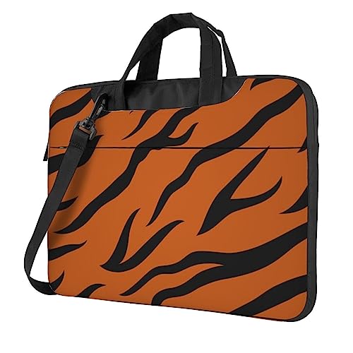 Sacoche ordinateur portable motif léopard tigre pour le bureau et les déplacements