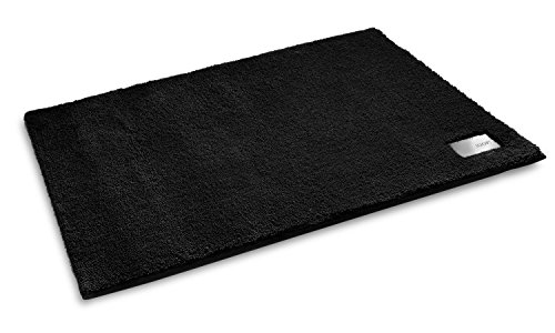 Preisvergleich Produktbild JOOP! Badteppich Luxury schwarz, 60x90 cm