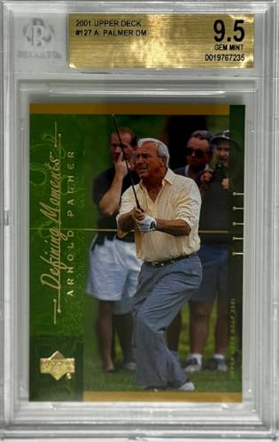 Golf Arnold Palmer BGS 9.5 2001 Upper Deck Defining Moments