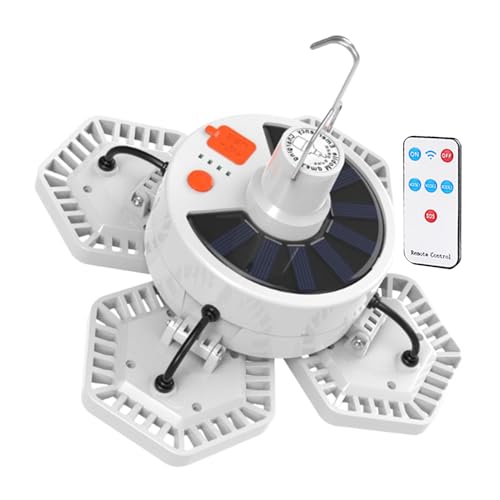 Lampe solaire pour camping pour résoudre le manque de lumière en tente