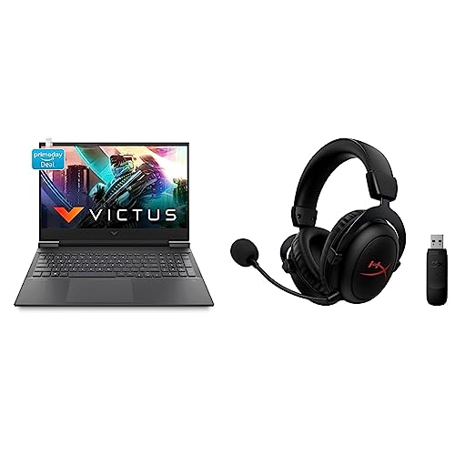 Image of HP Victus Gaming AMD Ryzen 5 5600H Processor 16.1 inch(40.9 cm) FHD Gaming Laptop & HyperX Cloud Core Wireless Gaming Headset with DTS Headphone:X Spatial Audio