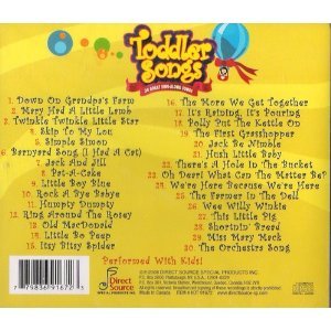 Toddler Songs-30 Great Sing-along Songs [Audio CD]