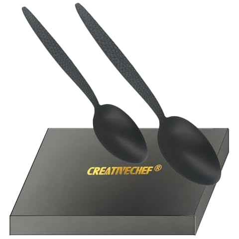 CREATIVECHEF Kunz Stainless Steel Cooking Spoons Cover
