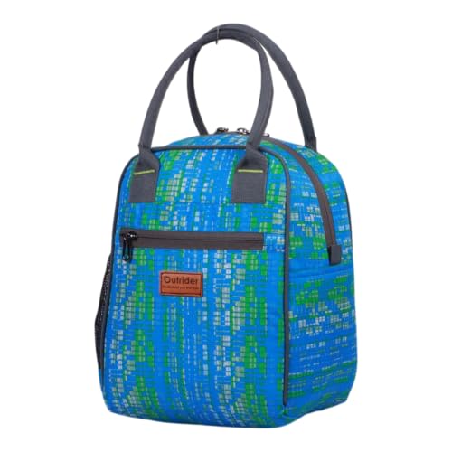 Image of Outrider Polyester Jumbo Lunch Bag,Lunch Bag for Office Men, Women and Kids, Quality Tiffin Bag for School, Picnic, Work, Carry Bag for Lunch Box, 12 litres,