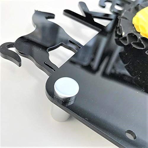 Super Cool Creation Personalised Rosettes & Medal Hanger - Black