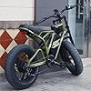 Fafrees F20 Ultra Bicicleta Eléctrica, Fatbike de 20 "x 5,0", E-Bike con Batería de 25 Ah/1200 WH, Suspensión Total, Bici Eléctrica para Hombres, Alcance 80-120 KM (Verde) #1