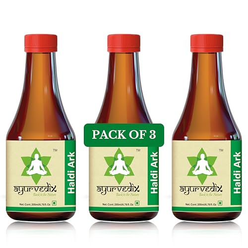 Image of Haldi Ark 600 ml | Turmeric (Curcuma Longa) Hydrosol | Natural Antioxidant Support for Skin & Joint Wellness | Ayurvedic Herbal Liquid | FSSAI Certified