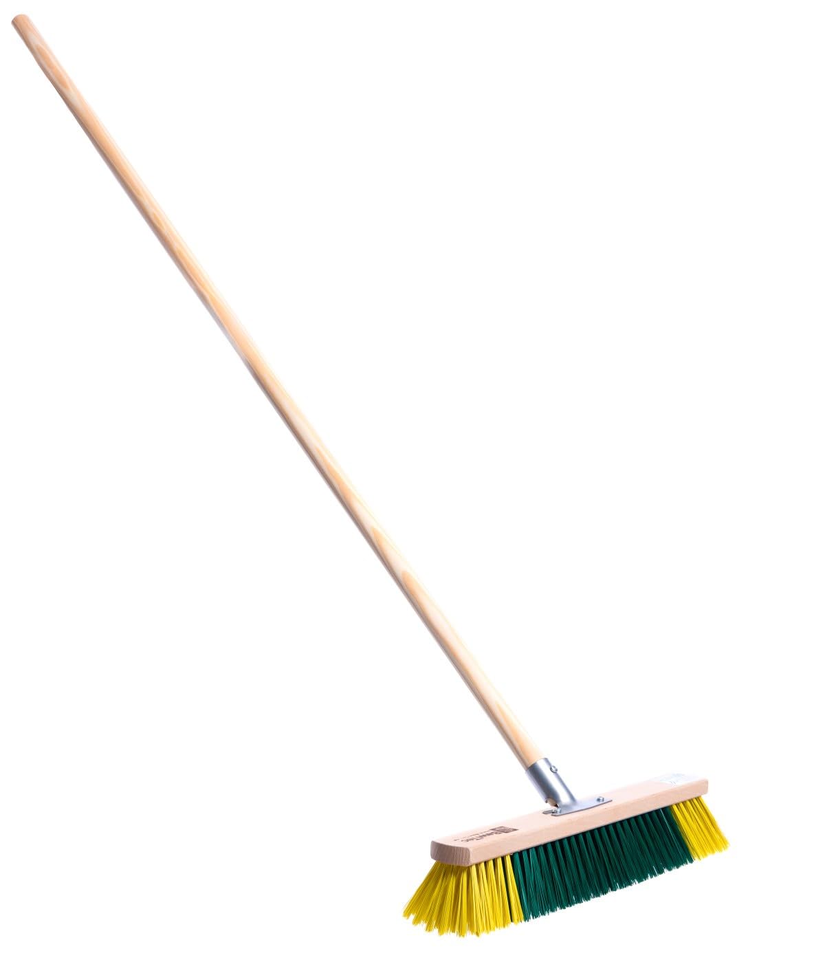 BawiBlitz Straßenbesen 60cm Breit mit Stiel 160cm Metallhalter PET Besen