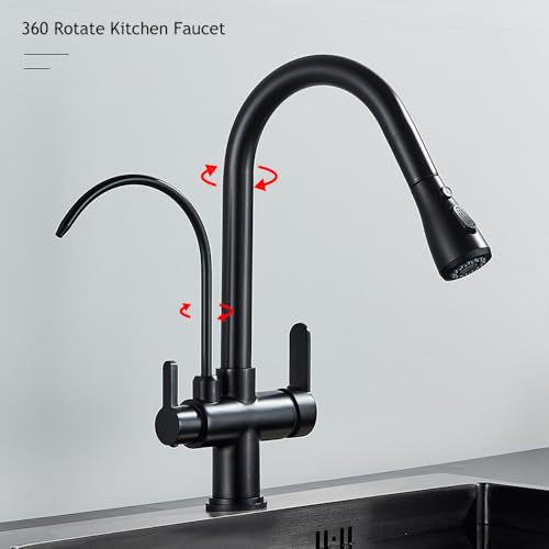Robinet mitigeur extractible pour éliminer les impuretés de l'eau en cuisine - 6