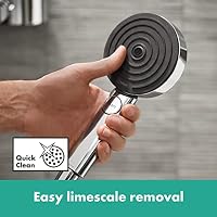 hansgrohe Duschset Pulsify Select S, Duschkopf wassersparend mit Schlauch und Halterung, verstellbar, Handbrause mit 3 Strahlarten Relaxation, Chrom – Ansicht 7
