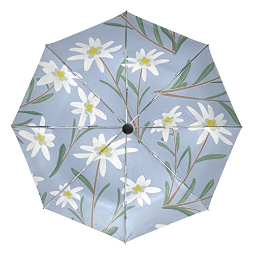 Parapluie Pliant Automatique Coupe-Vent et Incassable Marguerite