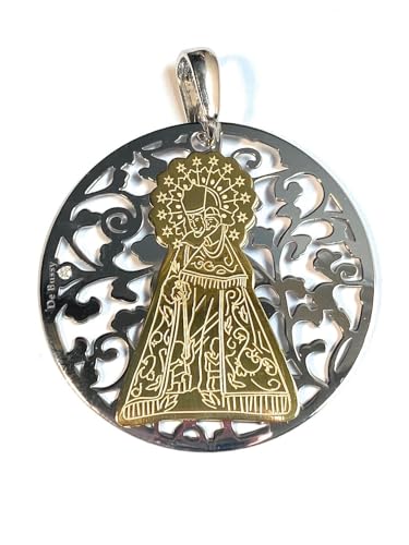 Médaille Vierge des démunis argent et diamant un symbole de réconfort unique