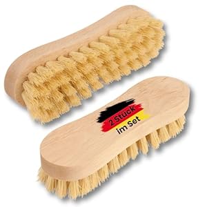 Zederle Scheuerbürsten mit Buchenholzgriff (2 Stück)