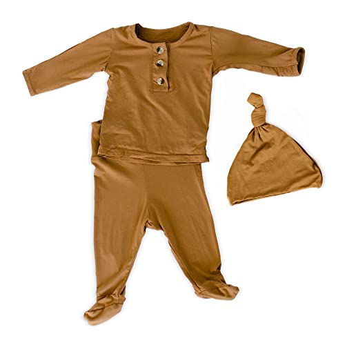 Coming Home Outfit and Hat Set for newborn boy and newborn girl, soft and stretchy gender neutral baby clothes, layette
