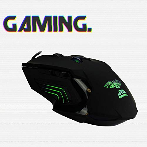 J-Tech Digital Professional Gaming High Precision 200 To 8200 Dpi Adjustable Dpi Wired Usb Laser Gaming Mouse, 8 Programmable Buttons, 5 User Profiles, Omron Switches, Avago Sensor (Renewed) #TOP3