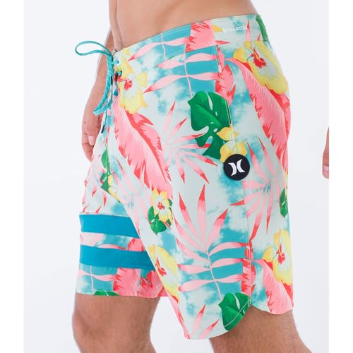 Maillot de bain Hurley Phantom Block Party extensible et hydrophobe 18'