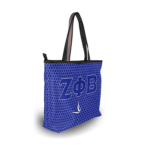 Bolso Tote Honeycomb Zeta Phi Beta Sorority miniatura 4