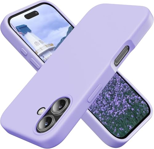 Image of Back Cover Compatible with iPhone 17 Case (6.3) Soft Touch Slim Liquid Silicone Full Protection Shock Proof Back Cover for iPhone 17 (SC Purple)