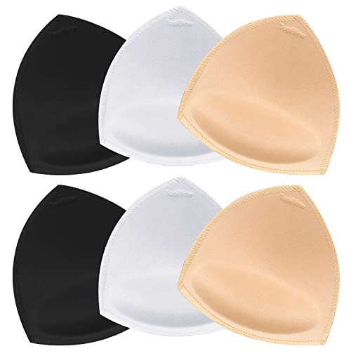 TopBine BH-Pads, BH-Polsterung, herausnehmbare Sport-BH-Pads, verwendet für Bademode und Bikinis (A/B 3 Color, A/B)