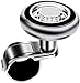 Bouton pour Volant,Spinner de poignée de Puissance de Voiture d'acier Inoxydable de propulseur de Direction de véhicule pour des Chariots de Golf de Camion de SUV de Voiture-Argent