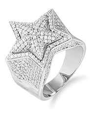 Star A-White Gold Plated