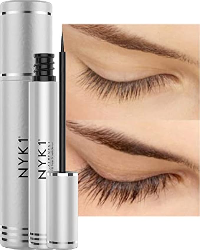 AMAZING LashForce Eyelash Growth Serum (8ml) NYK1 Eye Lash Serum For Eyelash Growth And Eyebrow Growth Serum - Eyelash Serum To Grow Lashes Thicker Natural Longer Eyelashes Lash Growth Serum