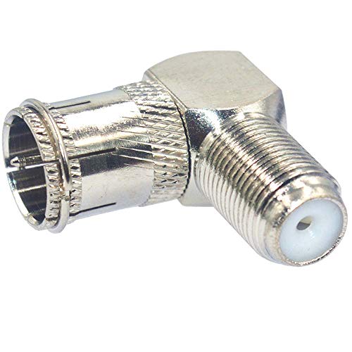 Conectores coaxiales F tipo Push On 10 unidades miniatura 3