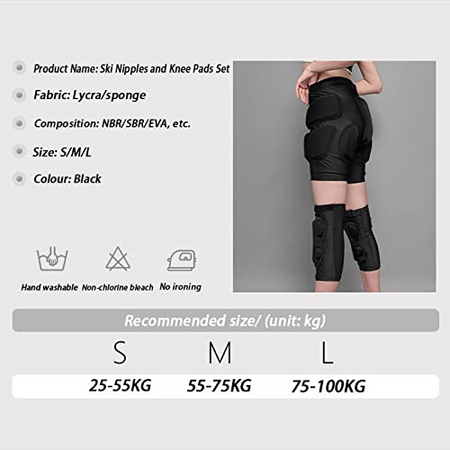 Short de protection rembourré idéal pour vos sorties ski et skate