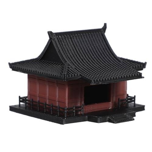 SUPVOX Statua Pagoda in Miniatura in Plastica, Decorazione Da Tavolo a Forma Di Padiglione Cinese, Ornamento Asiatico Per Casa e Ufficio Paesaggio Roccioso in Stile Tradizionale
