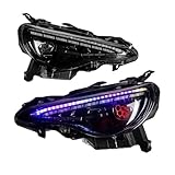 subaru brz prix suisse Faros delanteros para Subaru BRZ 2013-2021 Toyota Scion FR-S 2012-2016, faros LED RGB (estilo RGB, volante a la derecha) (volante a la izquierda/estilo RGB)