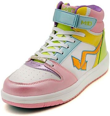 Amazon Mad Foot マッドフット Mad Jr Mid マッドjrmid ホワイト ライトピンク オレンジマルチ 運動靴 スニーカー