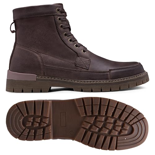 Image of Jousen Mens Boots Casual Motorcycle Boot for Men Chukka Zipper Combat Botas Para Hombre Fashion