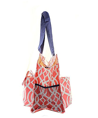 Image of NGIL Sport Themed Prints Large Travel Caddy Organizer Tote Bag