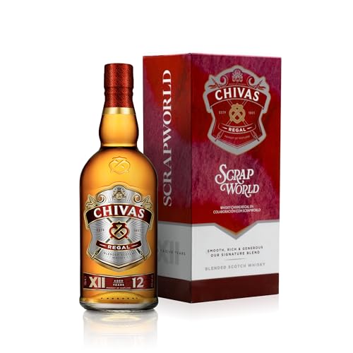 Chivas Regal 12 años Whisky Escocés Edición limitada Scrapworld -...