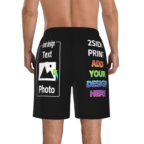 Men's Custom Shorts with Logo Text Photo, Where You Design Personalized Shorts, Gifts, Shorts and Custom Sports Shorts2