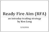 Ready-Fire-Aim (RFA): A short term trading strategy (Reflections from a Trading Room Book 3) (English Edition)