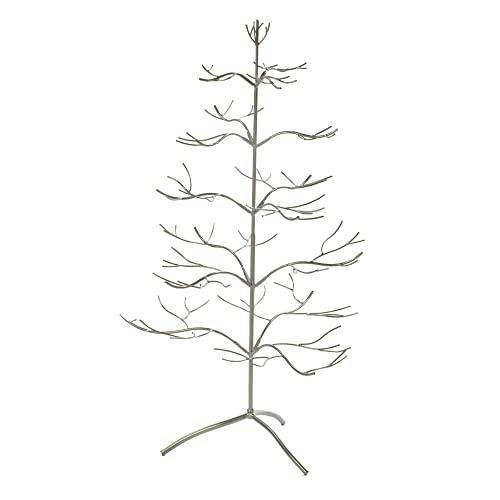 Tripar Christmas Tree Ornament & Jewelry Display, Silver Finish (3 Foot Height) - Decorative Wire...