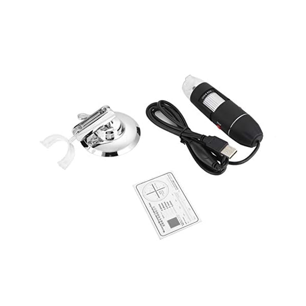 Shipenophy USB Elektronisches Mikroskop Digitale Lupe 500X Inspektionskamera für die Ausbildung mit Fokussiereinstellung…