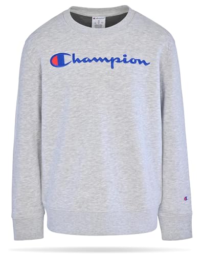 Image of Champion Boys Sweatshirt for Kids Pullover Fleece Crewneck Sweater